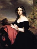 Winterhalter, Franz Xavier - Portrait of Claire de Bearn Duchess of Vallombrosa